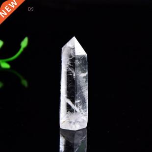 Natural Crystal Transparency Quartz Point Healing Stone Hexa