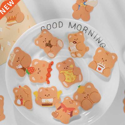 40 pcs/pack cute Little bear's Diary Journal Decorat