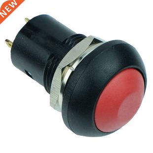 On-Off Latching 12mm Button Switch SPST 2A IP67, Red