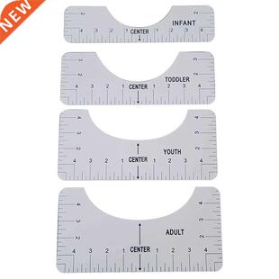 T-Shirt Alignment Ruler,适用于 Guiding T-Shirt Design, Cente