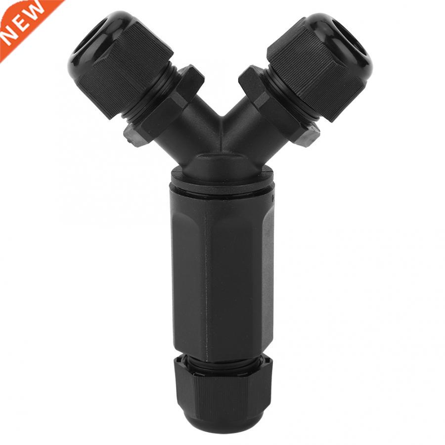 LED IP68 Waterproof Cable Connector 3-Way 3-Core Y-Type Wire