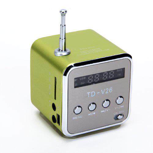 TD-V26 Haut-pleur Mini et avec Micro SD / TF / USB / FM -