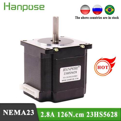 Free shipping Nema 23 Stepper Motor 23HS5628 motor 4 lead
