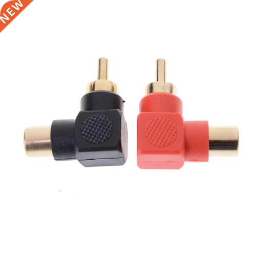90Degree RCA Right Angle Male to Female Phone Adapters AV Pl