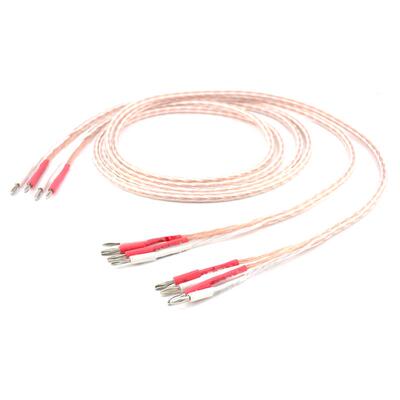 Pair 8TC OCC copper HIFI Speaker Cale Audiophile loudspeake