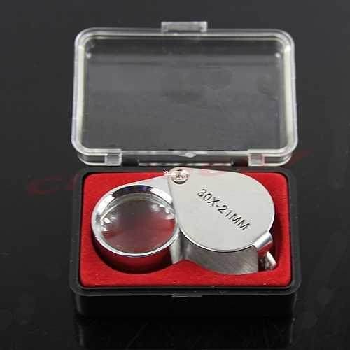Jewelry Diamond Eye Loupe 30x21mm Magnifier Magnifying Glass