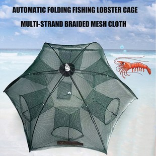 #H40 Folded 6 Holes Fishing Net Network Casting Crayfish
