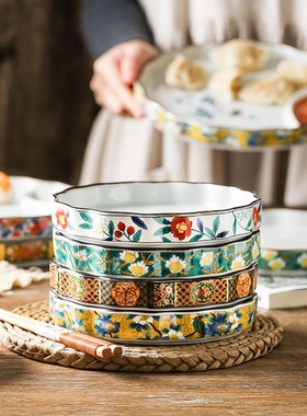 Japanese Dumpling Plate Sushi Plate Multiple salad Tray