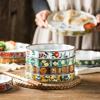 Japanese Dumpling Plate Sushi Plate Multiple salad Tray