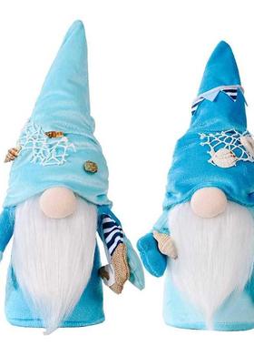 2 Pcs Summer Ocean Gnome Tomte Nisse Scandinavian Swedish Fa
