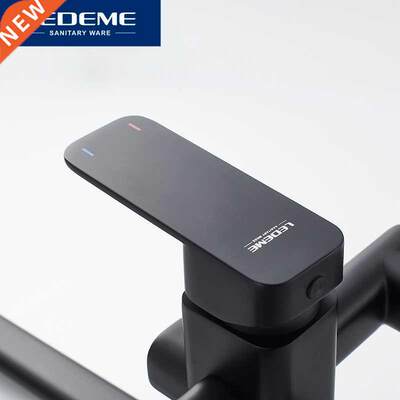 Black Bathroom Bathtub Faucet Shower Faucets Long Spout Hot