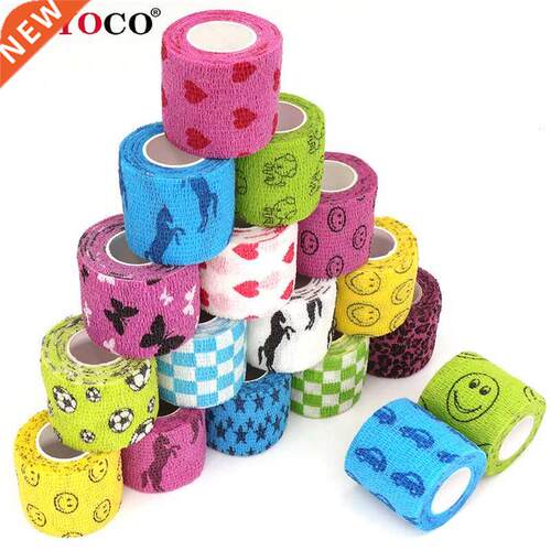 4.5m Self dhesive Wrp Tpe Medicl Therpy Elstic Bndge