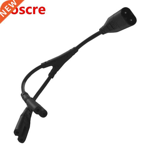 IEC320 C8 to 2X C7 Y Split AC Power Cord, IEC Figure 8 Male