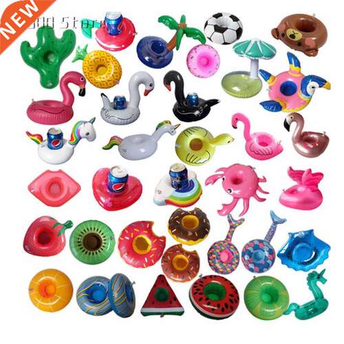 Inflatable Cup Holder Swimming Pool Accessories Drink Floati