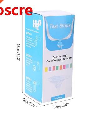 50Strips/bottle Water Test Strip Reagent 7in1 Broine pH alk