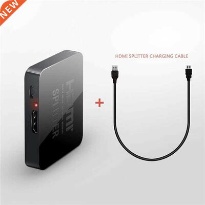 HDMI 1 in 2 out 1080p 4K 1x2 HDCP Stripper 3D Splitter Power