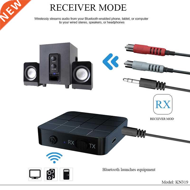 Bluetooth 5.0 Audio Receiver Transmitter 2 IN 1 3.5mm AUX Ja