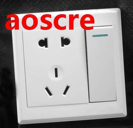 2 Pin EU Outlet 3 Pin AU Socket Switch Wall Mount Plate Ypyu