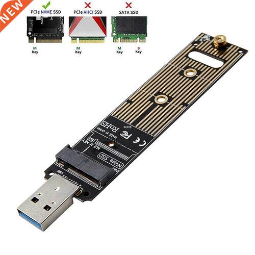 NVME to USB Adapter M.2 SSD to Type-A Card Hgh Per适用于man