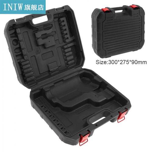 Black Functional PVC Power Tool Suitcase Electric Drill Dedi