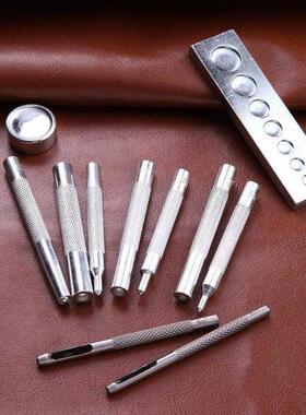 11pcs DIY Leathercraft Tools Set Snap Rivet Fastener Buttons