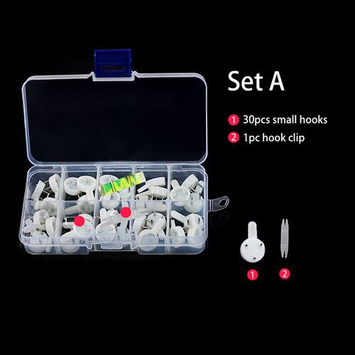 1 Set DIY Photo Hook Seamless Needle Nail Living Room Wall I