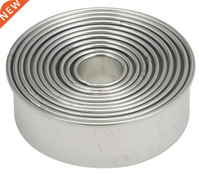 Round Cookie Biscuit Cutter Set Circle Pastry Cutters for Do