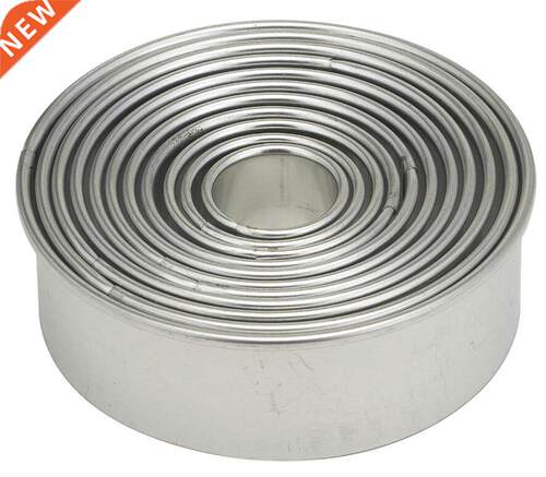 Round Cookie Biscuit Cutter Set Circle Pastry Cutters for Do
