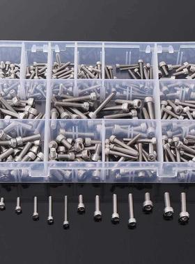 270 Pcs A2 Stainless Steel Hex Allen Socket Cap Screws Bolt