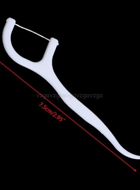 50pcs  Floss Flosser Picks Teeth Toothpicks Stick Tooth Clea