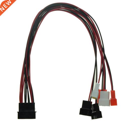 IDE Male Port 1 to 6 ways 4Pin Fan Male Cable Molex D plug t