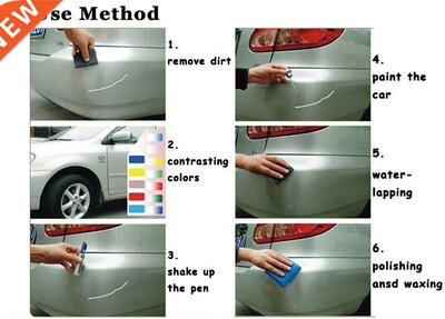 8 Colors 12l New Professional Car Paint Repair Pen Waterpro