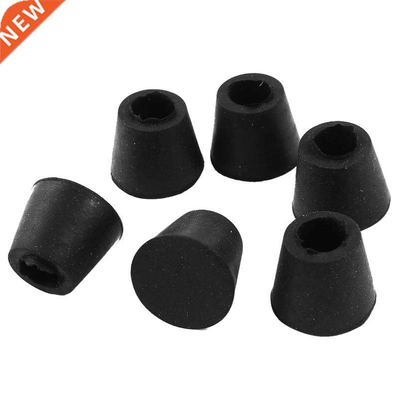 6 Pcs10mm inner Dia Chair Foot Rubber Covers Pads Protector