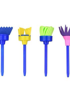 4pcs/set Scrawl Stationary Supplies Sponge Children Early Ed