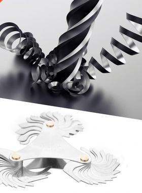 51pcs 60 Degree .S.System Degree Gauge Thread Pitch Gauge Cu