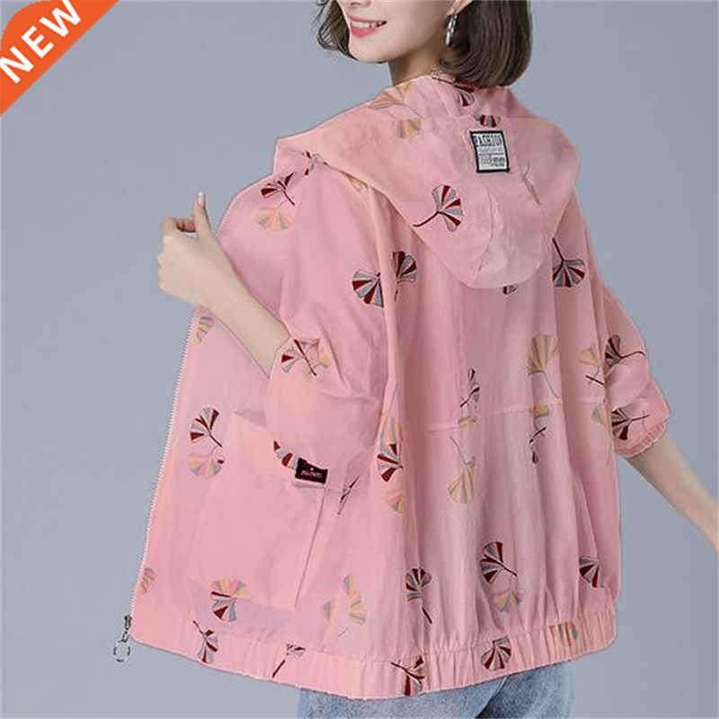 2022 New Summer Jacket Women Sun Protection Clothing Fashion