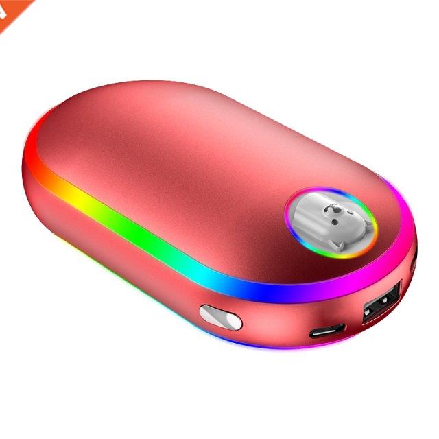 10000Mah USB Rechargeable Electric Hand Warmer Winter Double