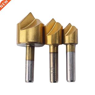3pcs Single Blade Chamfer Countersink 1/4