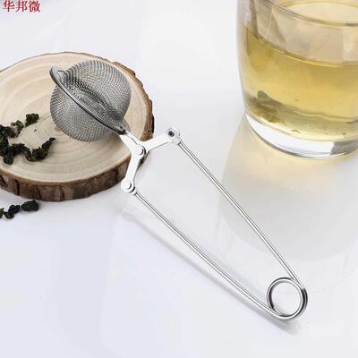 Tea Infuser Handle Tea Ball Sphere Mesh Tea Strainer Coffee