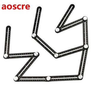 12-side Foldale Rulers Paving Floor Tile Hole Opening Locat