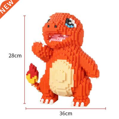 Pokemon Building Blocks Pikachu Fire Dragon Fat Ding  Dia