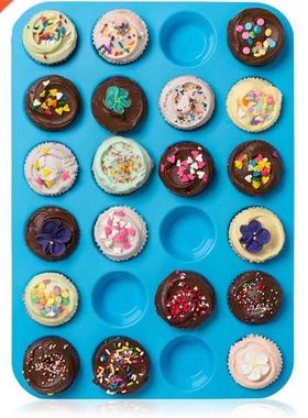 Round Silicone Cake Mold  24-Cavity Heat-resistant Chocol