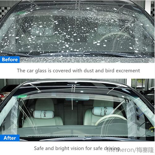10x Car Window Soild Glass Cleaner for Peugeot 307 308 407 2