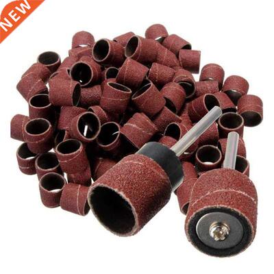100 Pieces 1/2 inch Polished sandpaper ring Polishing Abrasi