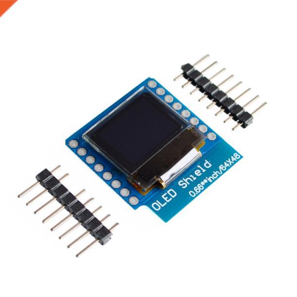 OLED Shield for WAVGAT D1 mini 0.66