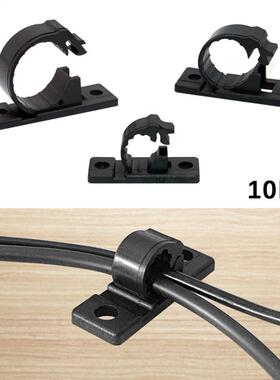10Pcs Wire Organizer Line Cable Clip Buckle Clips Clap Tabl