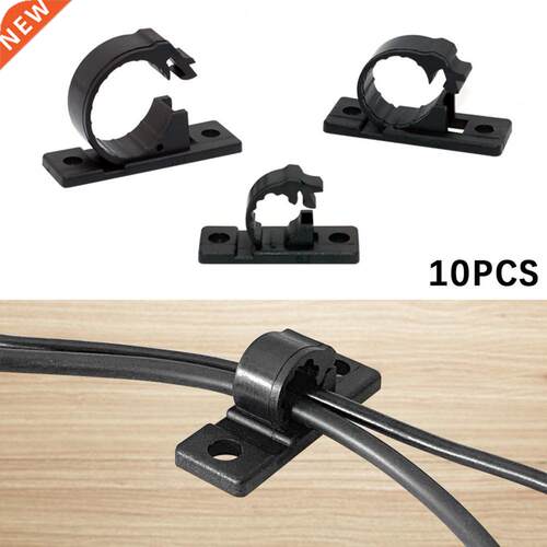 10Pcs Wire Organizer Line Cable Clip Buckle Clips Clap Tabl