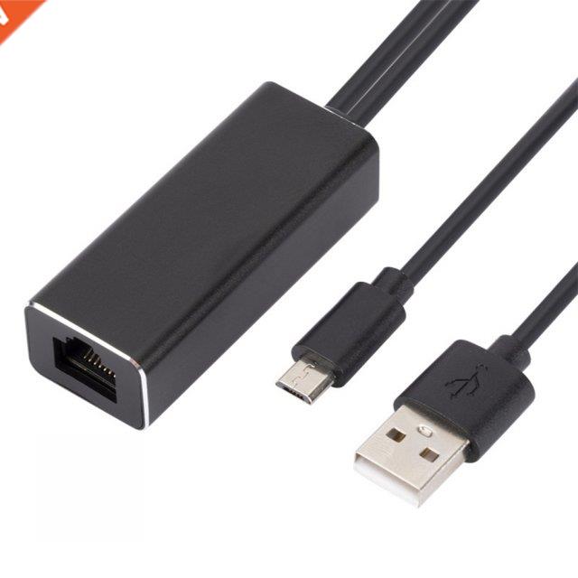 Ethernet Adapter Micro USB Power to RJ45 10/100Mbps for Goog