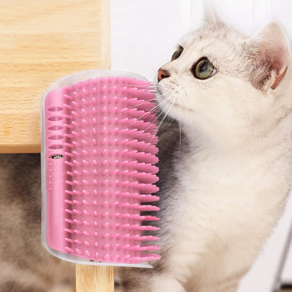 Grooming Scratcher Wall Corner Brush Hair Remover Cat Scratc
