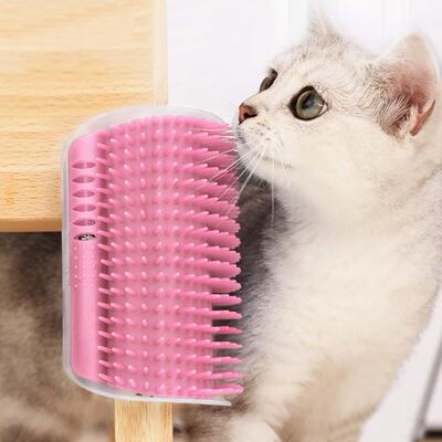 Grooming Scratcher Wall Corner Brush Hair Remover Cat Scratc